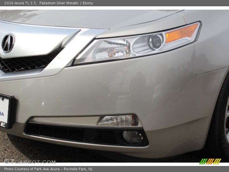 Palladium Silver Metallic / Ebony 2010 Acura TL 3.5