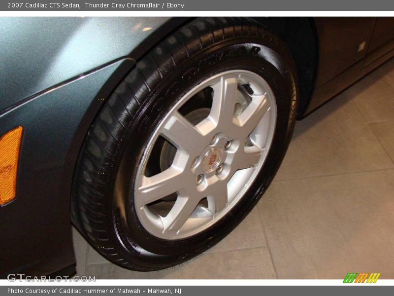 Thunder Gray Chromaflair / Ebony 2007 Cadillac CTS Sedan