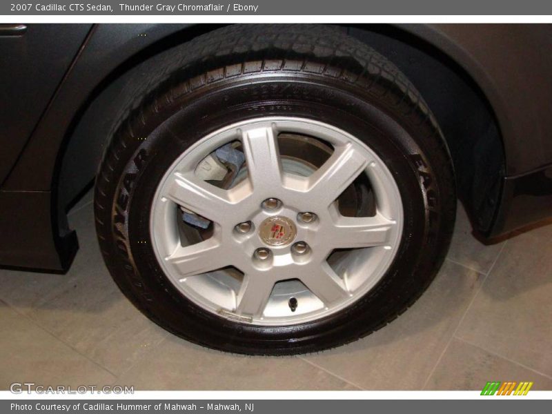 Thunder Gray Chromaflair / Ebony 2007 Cadillac CTS Sedan