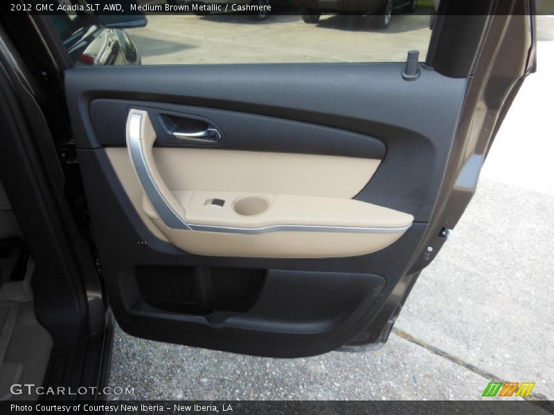 Medium Brown Metallic / Cashmere 2012 GMC Acadia SLT AWD