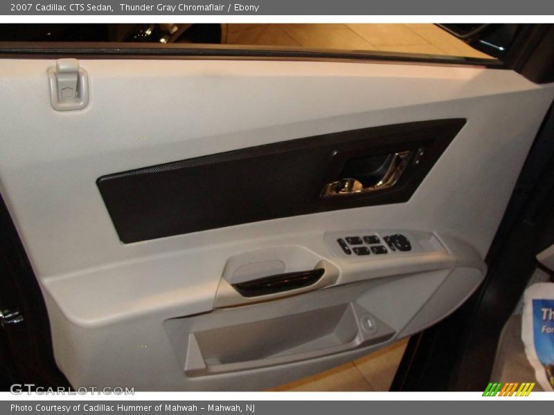 Thunder Gray Chromaflair / Ebony 2007 Cadillac CTS Sedan