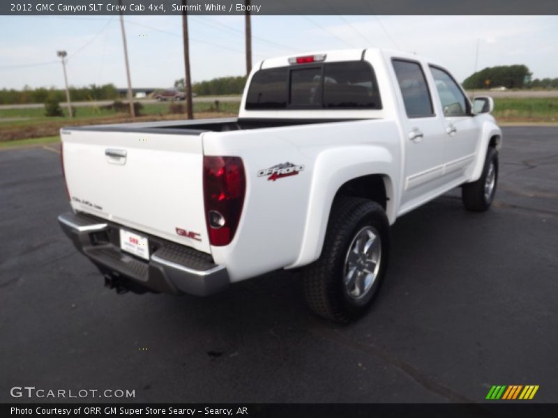 Summit White / Ebony 2012 GMC Canyon SLT Crew Cab 4x4
