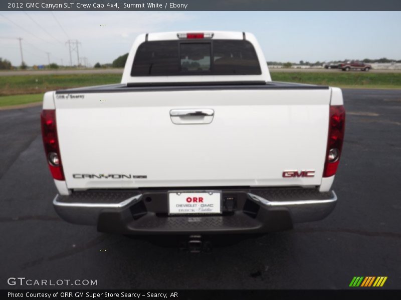 Summit White / Ebony 2012 GMC Canyon SLT Crew Cab 4x4