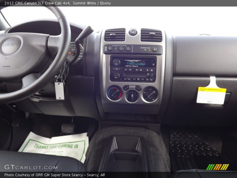 Summit White / Ebony 2012 GMC Canyon SLT Crew Cab 4x4