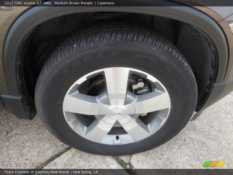 Medium Brown Metallic / Cashmere 2012 GMC Acadia SLT AWD