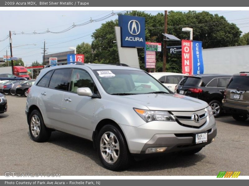 Billet Silver Metallic / Taupe 2009 Acura MDX