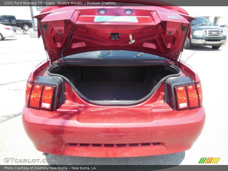 Redfire Metallic / Medium Graphite 2003 Ford Mustang V6 Coupe