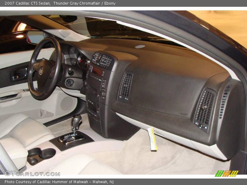 Thunder Gray Chromaflair / Ebony 2007 Cadillac CTS Sedan