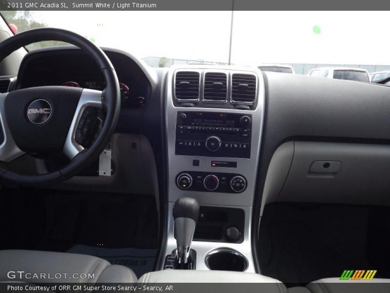 Summit White / Light Titanium 2011 GMC Acadia SL