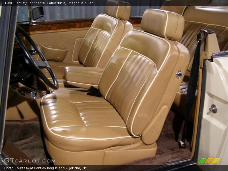 Magnolia / Tan 1988 Bentley Continental Convertible