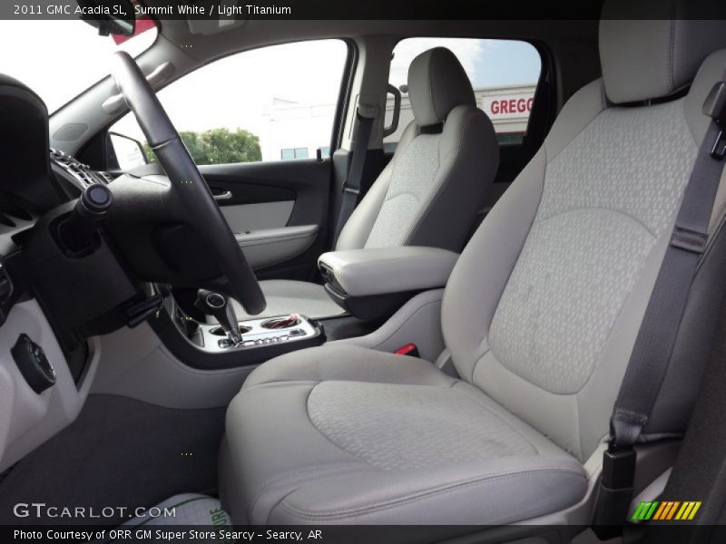Summit White / Light Titanium 2011 GMC Acadia SL