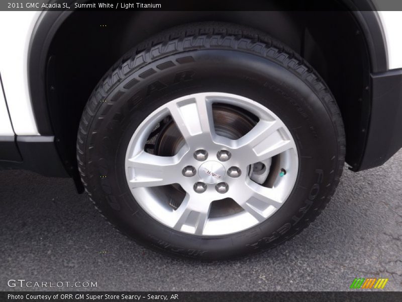 Summit White / Light Titanium 2011 GMC Acadia SL