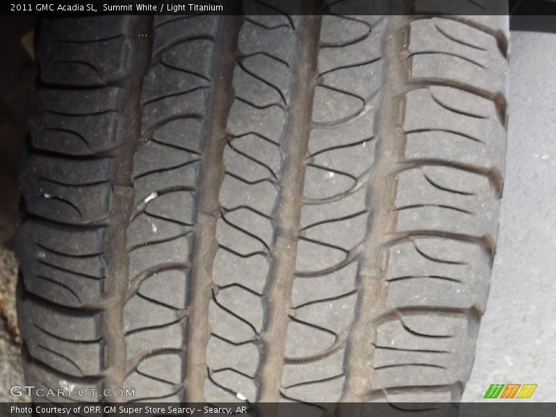 Summit White / Light Titanium 2011 GMC Acadia SL
