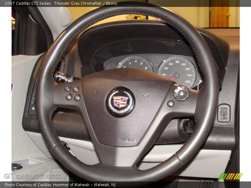Thunder Gray Chromaflair / Ebony 2007 Cadillac CTS Sedan