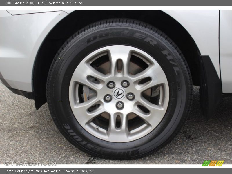 Billet Silver Metallic / Taupe 2009 Acura MDX