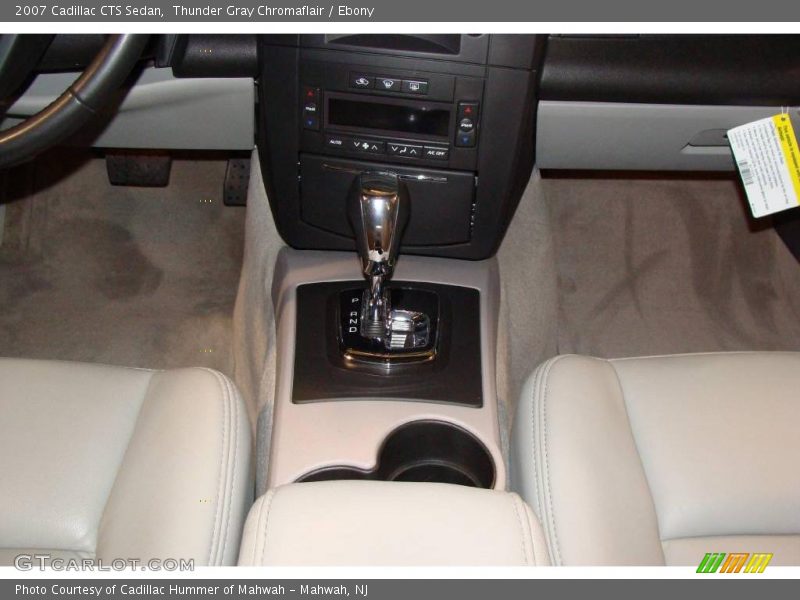Thunder Gray Chromaflair / Ebony 2007 Cadillac CTS Sedan