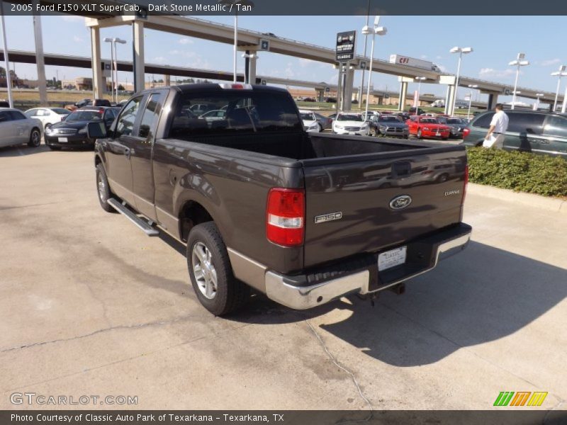 Dark Stone Metallic / Tan 2005 Ford F150 XLT SuperCab