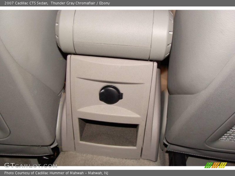 Thunder Gray Chromaflair / Ebony 2007 Cadillac CTS Sedan