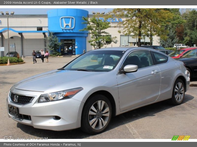 Alabaster Silver Metallic / Black 2009 Honda Accord LX-S Coupe