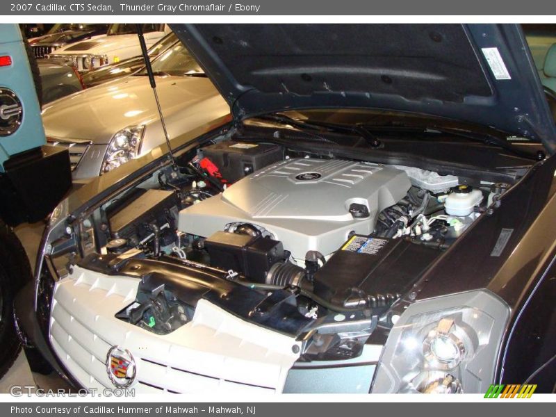 Thunder Gray Chromaflair / Ebony 2007 Cadillac CTS Sedan