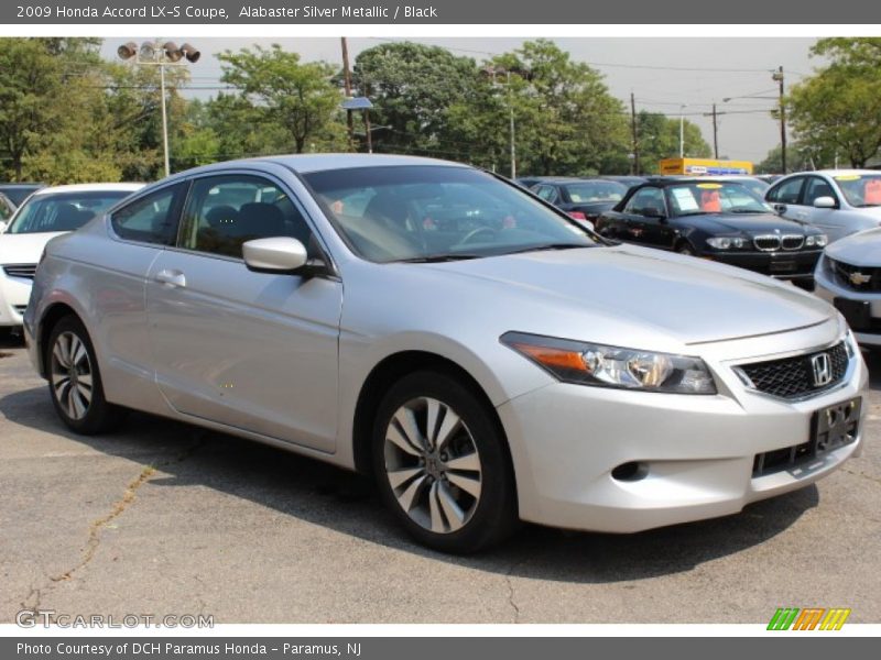 Alabaster Silver Metallic / Black 2009 Honda Accord LX-S Coupe