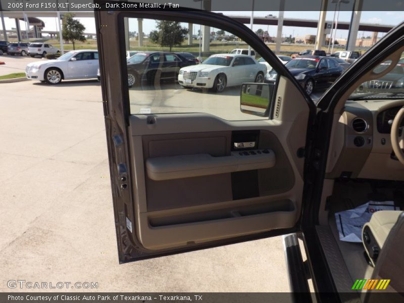 Dark Stone Metallic / Tan 2005 Ford F150 XLT SuperCab