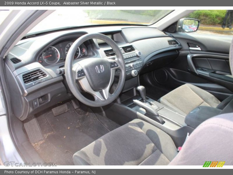 Alabaster Silver Metallic / Black 2009 Honda Accord LX-S Coupe