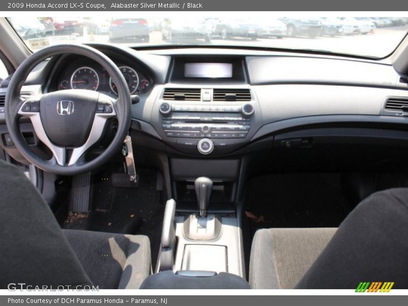 Alabaster Silver Metallic / Black 2009 Honda Accord LX-S Coupe