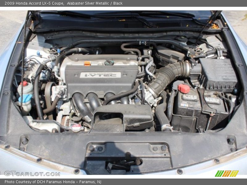 Alabaster Silver Metallic / Black 2009 Honda Accord LX-S Coupe