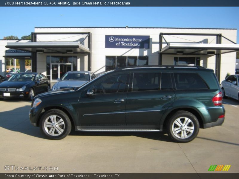 Jade Green Metallic / Macadamia 2008 Mercedes-Benz GL 450 4Matic