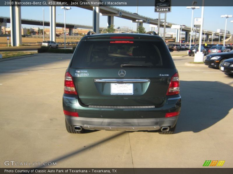 Jade Green Metallic / Macadamia 2008 Mercedes-Benz GL 450 4Matic