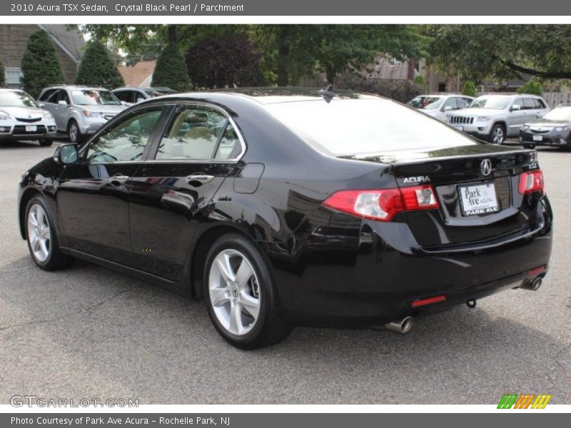 Crystal Black Pearl / Parchment 2010 Acura TSX Sedan