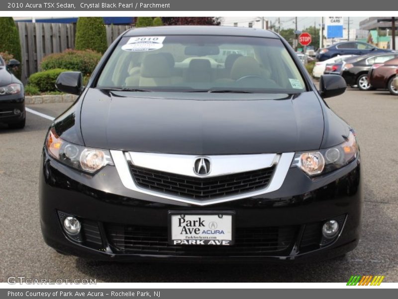 Crystal Black Pearl / Parchment 2010 Acura TSX Sedan