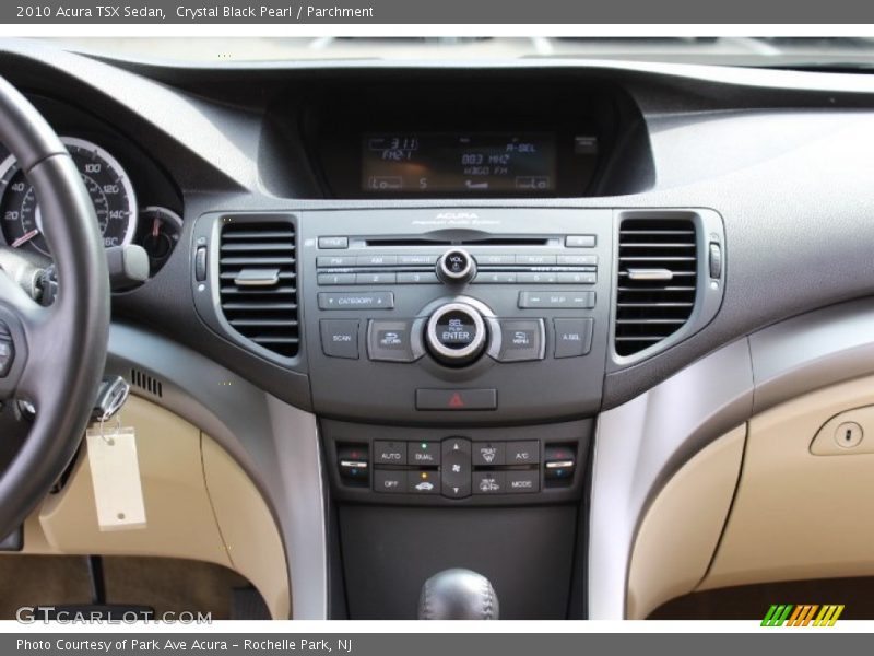 Crystal Black Pearl / Parchment 2010 Acura TSX Sedan