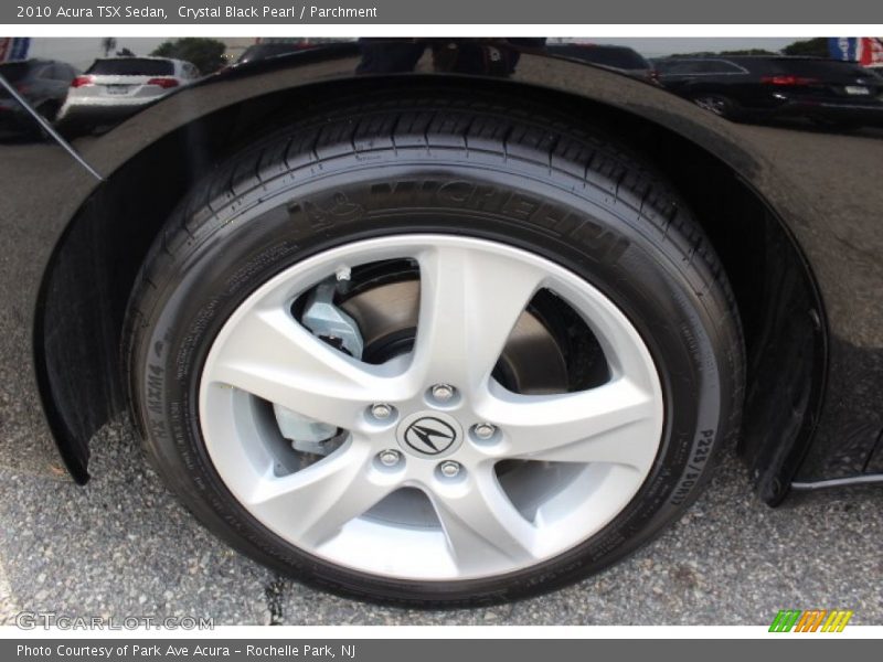 Crystal Black Pearl / Parchment 2010 Acura TSX Sedan