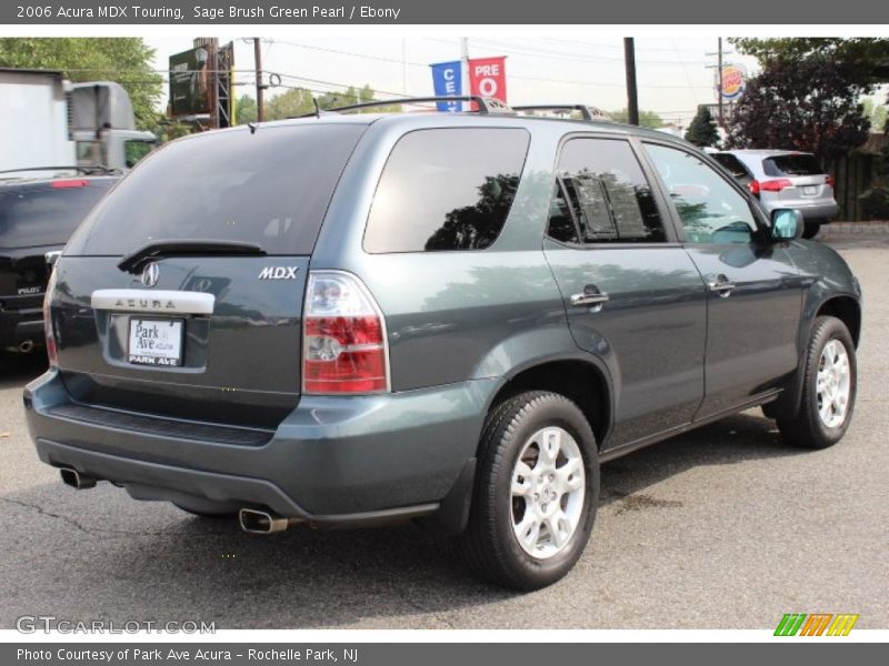 Sage Brush Green Pearl / Ebony 2006 Acura MDX Touring