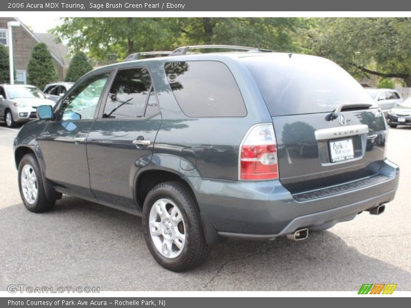 Sage Brush Green Pearl / Ebony 2006 Acura MDX Touring