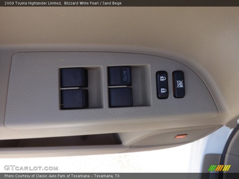 Blizzard White Pearl / Sand Beige 2009 Toyota Highlander Limited
