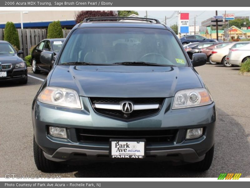 Sage Brush Green Pearl / Ebony 2006 Acura MDX Touring