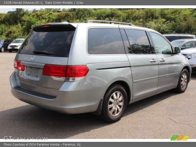 Slate Green Metallic / Gray 2008 Honda Odyssey EX-L
