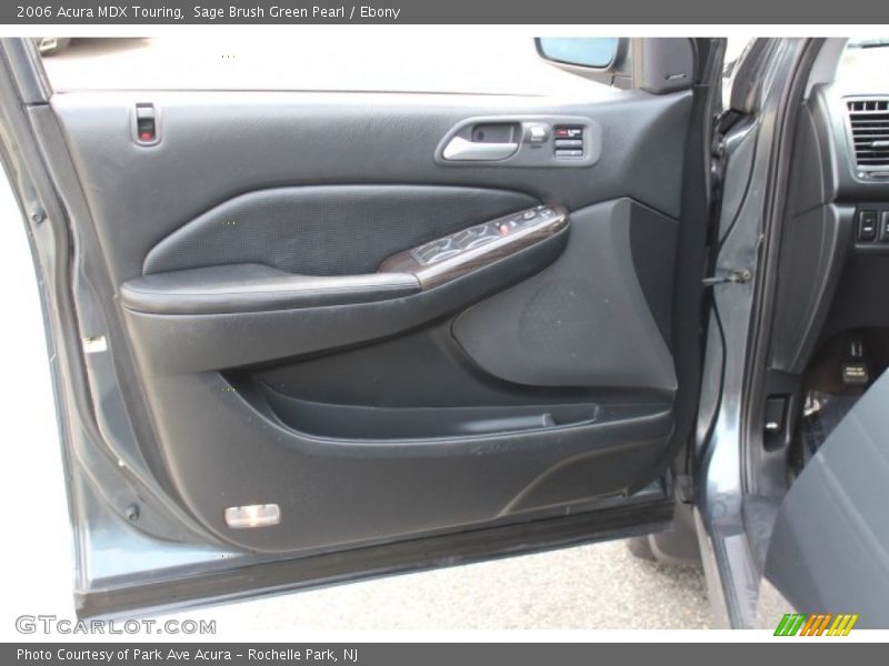 Sage Brush Green Pearl / Ebony 2006 Acura MDX Touring