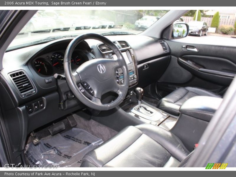 Sage Brush Green Pearl / Ebony 2006 Acura MDX Touring