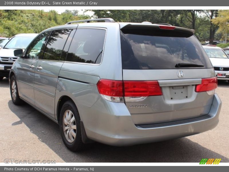 Slate Green Metallic / Gray 2008 Honda Odyssey EX-L
