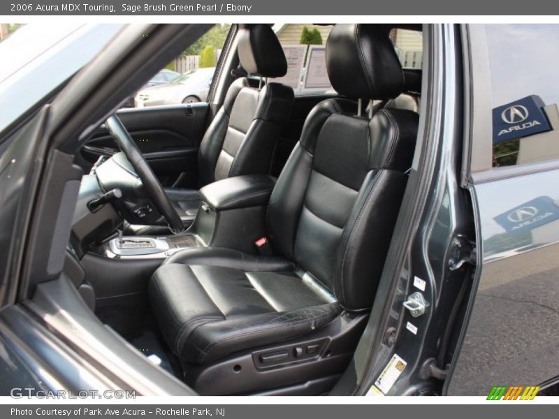 Sage Brush Green Pearl / Ebony 2006 Acura MDX Touring