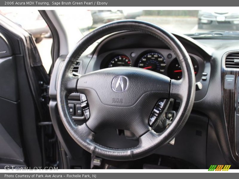 Sage Brush Green Pearl / Ebony 2006 Acura MDX Touring