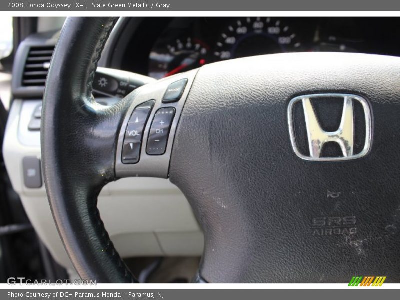 Slate Green Metallic / Gray 2008 Honda Odyssey EX-L