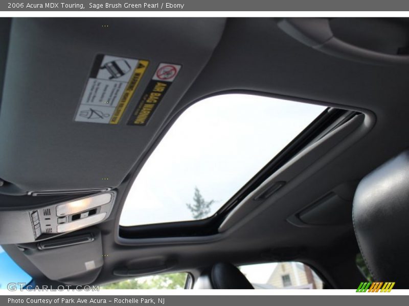 Sage Brush Green Pearl / Ebony 2006 Acura MDX Touring