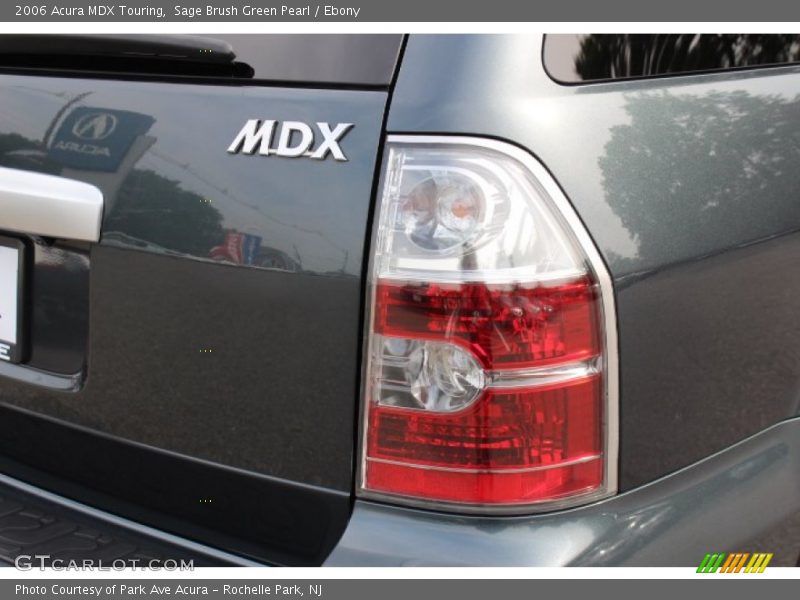 Sage Brush Green Pearl / Ebony 2006 Acura MDX Touring
