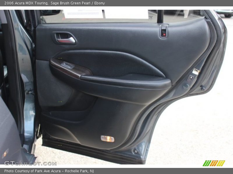 Sage Brush Green Pearl / Ebony 2006 Acura MDX Touring