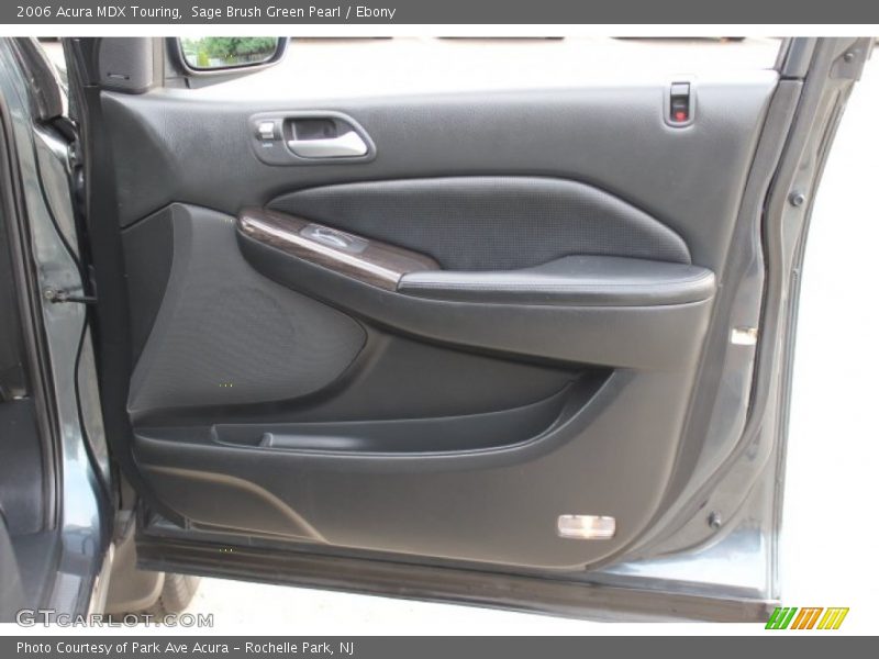 Sage Brush Green Pearl / Ebony 2006 Acura MDX Touring